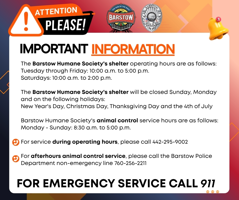 Copy of Barstow humane society update to hours  updated