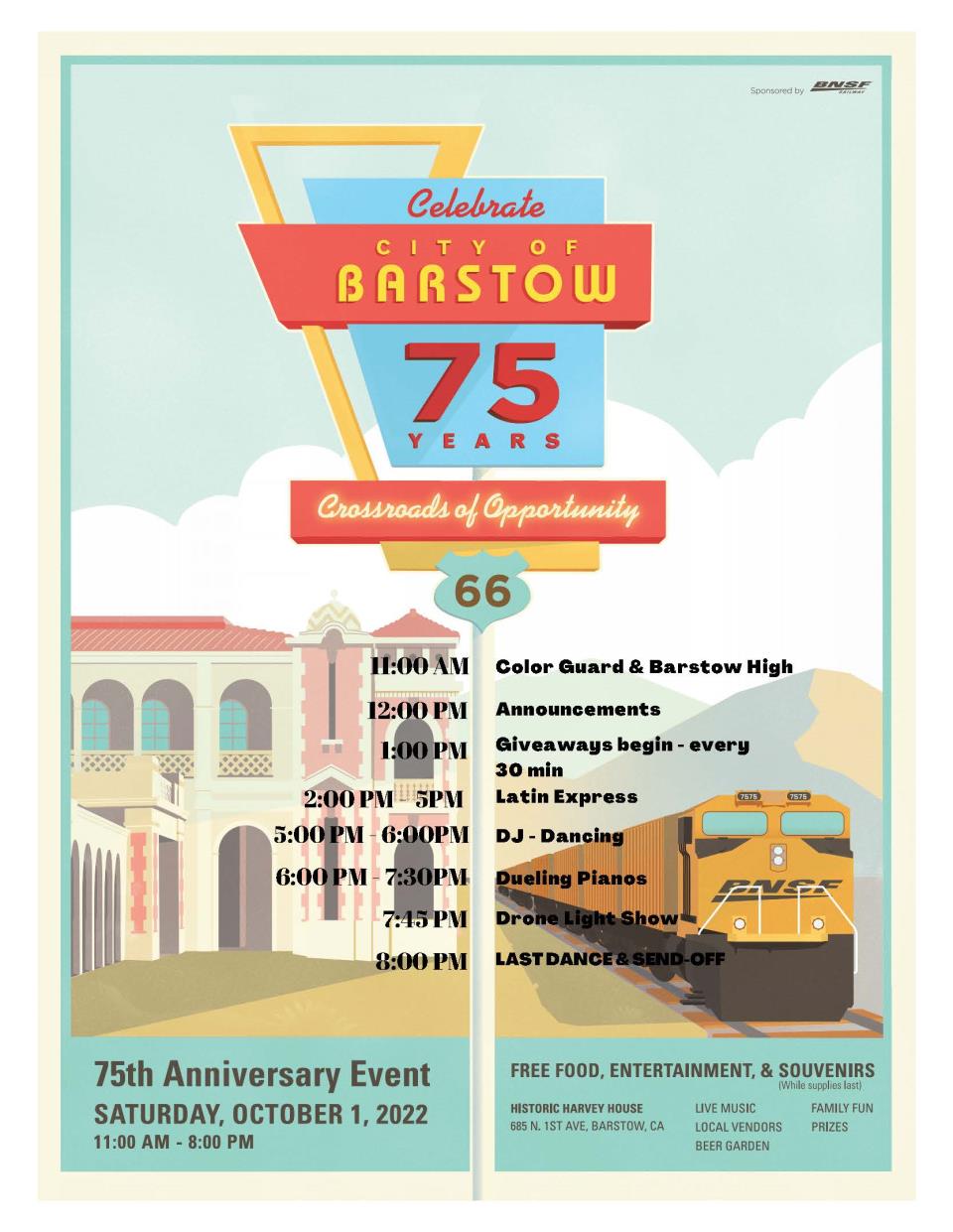 75th Anniversary Line up